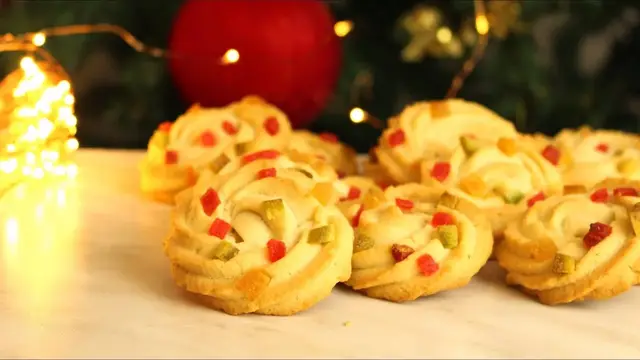 Вкуснейшее песочное печенье с цукатами
