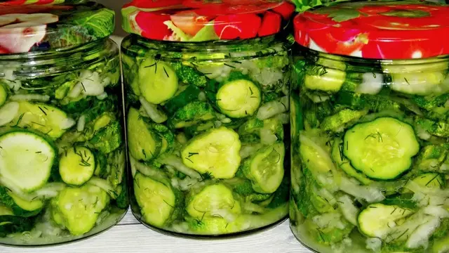 Салат из огурцов на зиму