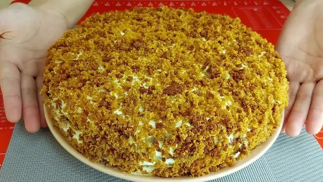 Ленивый Медовик без раскатки коржей