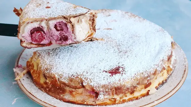Самый вкусный блинный пирог