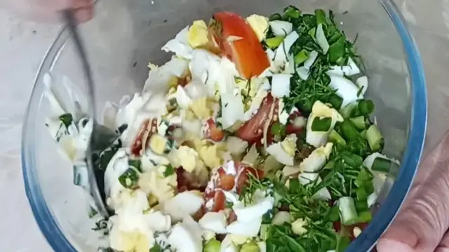 Очень вкусный летний салат