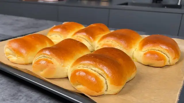 Мягкие булочки к чаю 