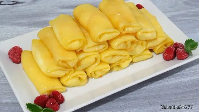 Блинчики с творогом без муки