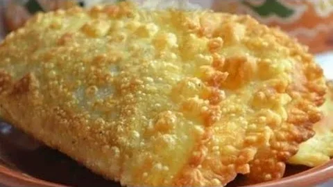Жареные чебуреки с фаршем