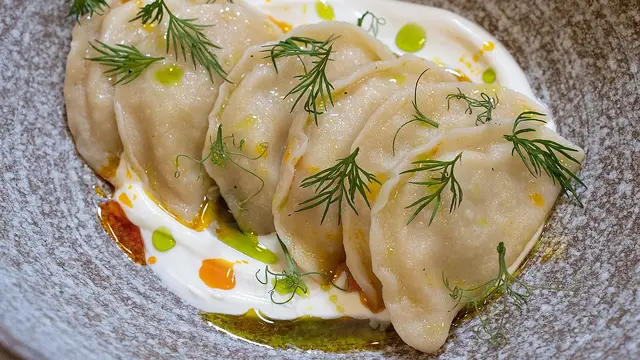Классические рыбные пельмени