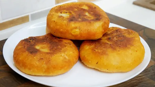 Картофельные беляши с мясом