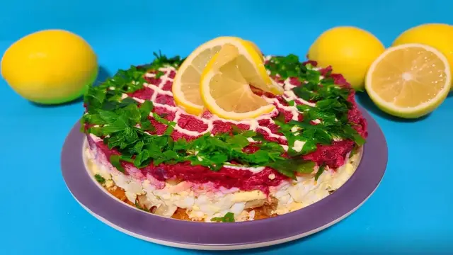 Оригинальный салат из свеклы