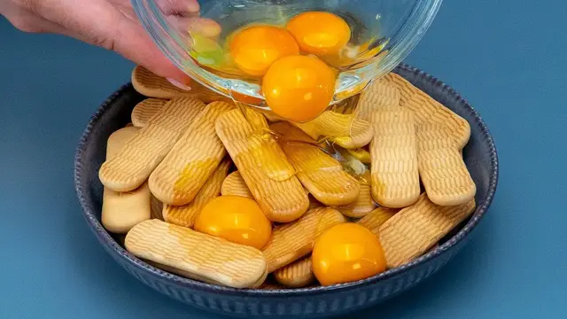 Вкусный десерт из печенья