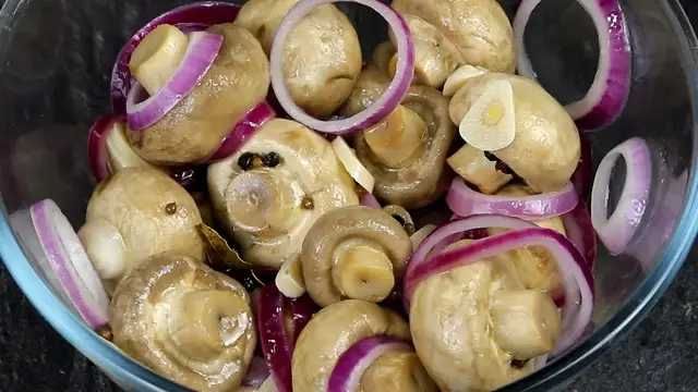 Шампиньоны маринованные за 5 минут