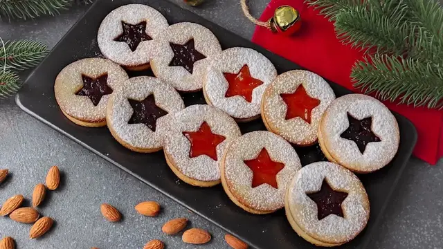 Вкусное миндальное печенье