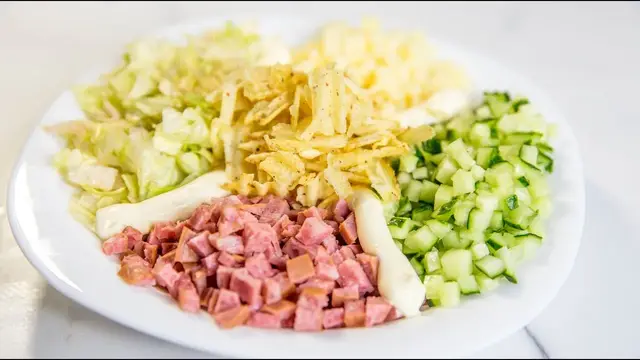 Вкусный и быстрый салат