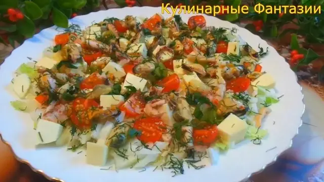 Очень вкусный легкий салатик за 5 минут