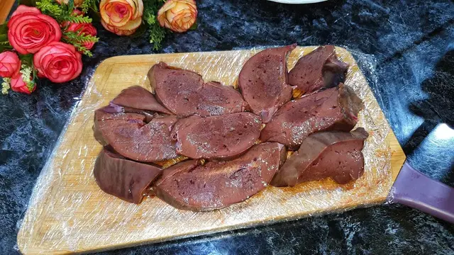 Жареная печень с луком