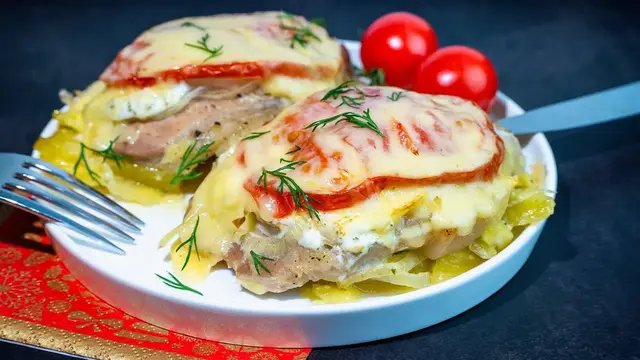 Мясо по-французски на новогодний стол