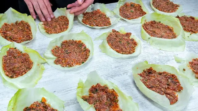 Капуста с фаршем в духовке