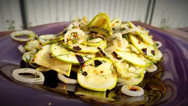 Маринованные кабачки на праздничный стол