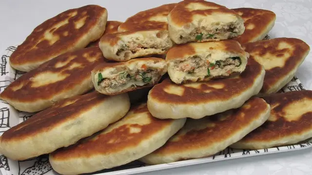 Жареные пирожки с мясом
