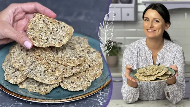 Хрустящие постные хлебцы без глютена от Лизы Глинской