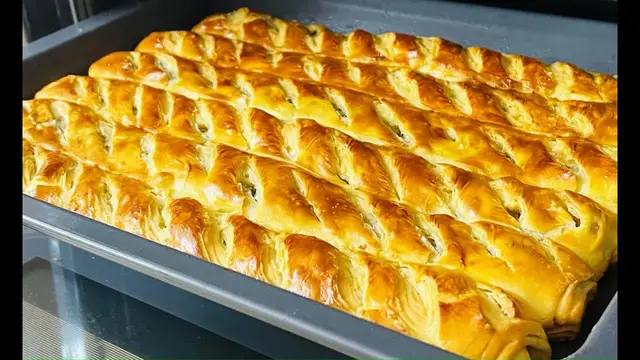 Вкусный пирог с мясом на ужин