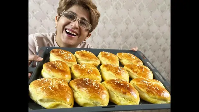 Домашние пирожки с творогом 