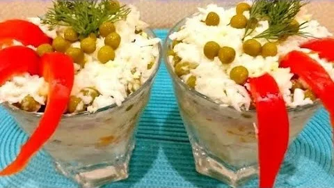 Салат Оливье по-новому на новогодний стол