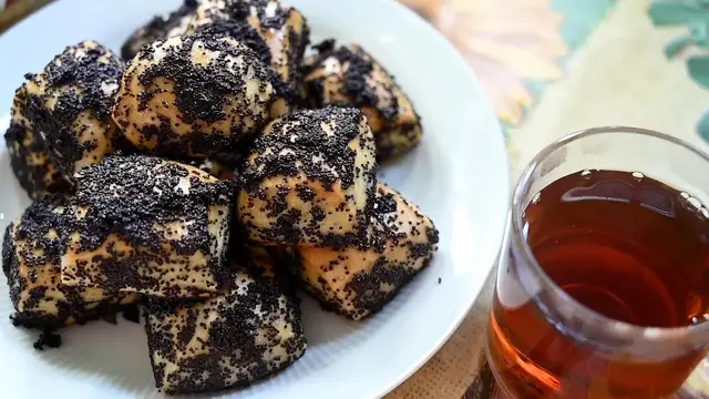 Вкусное печенье с маком