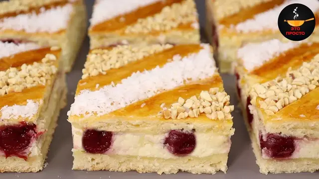 Творожный пирог к чаю 