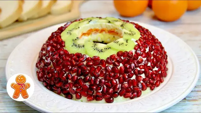 Слоеный салат Дамский Каприз
