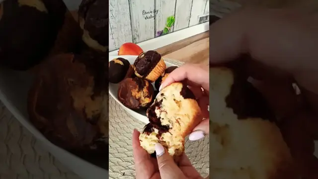 Пышные кексы из доступных продуктов