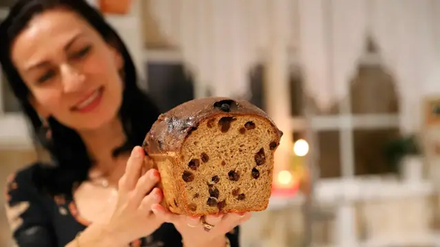 Хлеб с изюмом на закваске