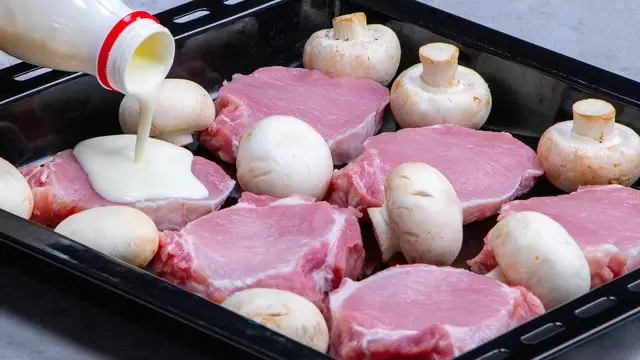 Вкусная отбивная из свинины