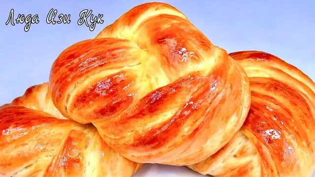Слоёные булочки к чаю