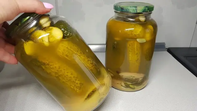 Хрустящие огурчики с горчицей