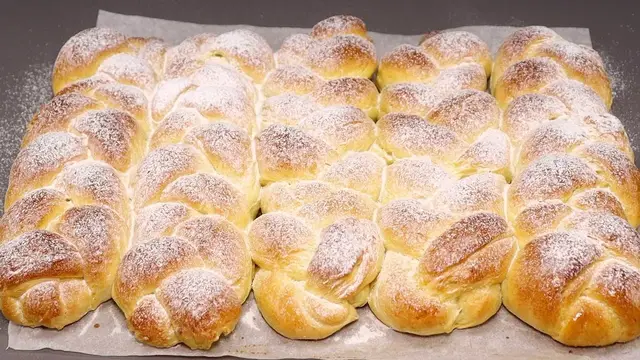 Воздушные булочки к чаю