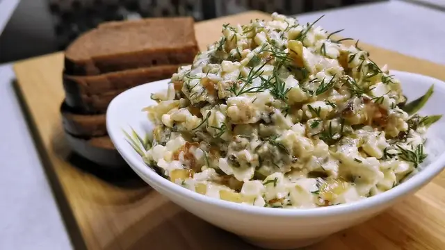 Закуска из яиц