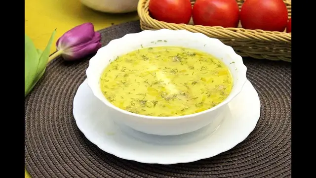 Суп из лука порей