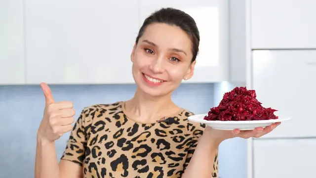 Вкусный салат из свёклы