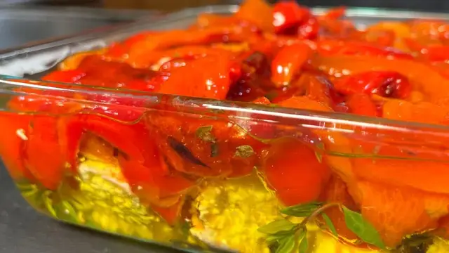 Простая закуска из сладкого перца
