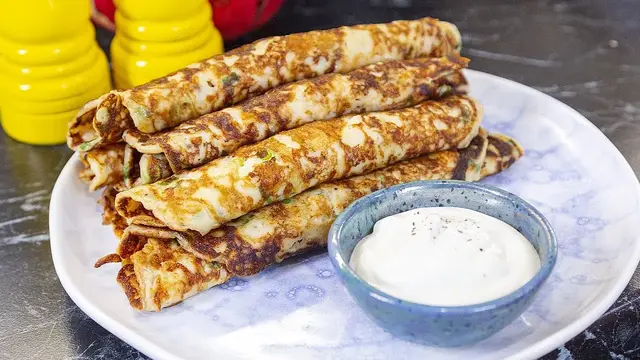 Ленивые пирожки с курицей