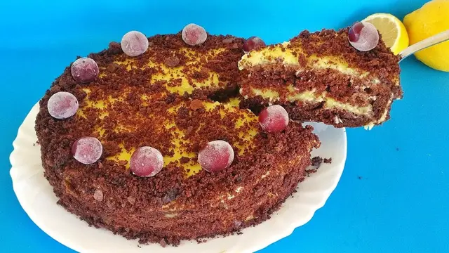 Бюджетный шоколадный торт к чаю 