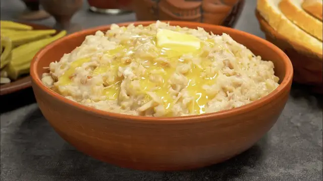 Пшеничная каша с курицей 