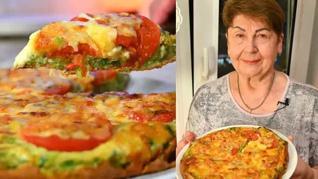 Кабачковая пицца на сковородке