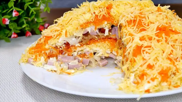 Очень нежный французский салат 