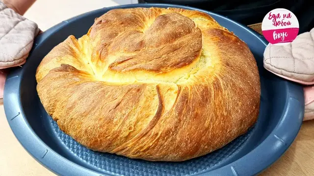 Слоёный необычный хлеб