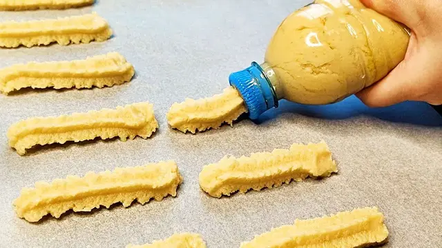 Печенье из бутылки за 5 минут