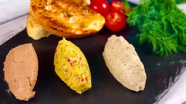 3 очень простых и вкусных намазки на хлеб