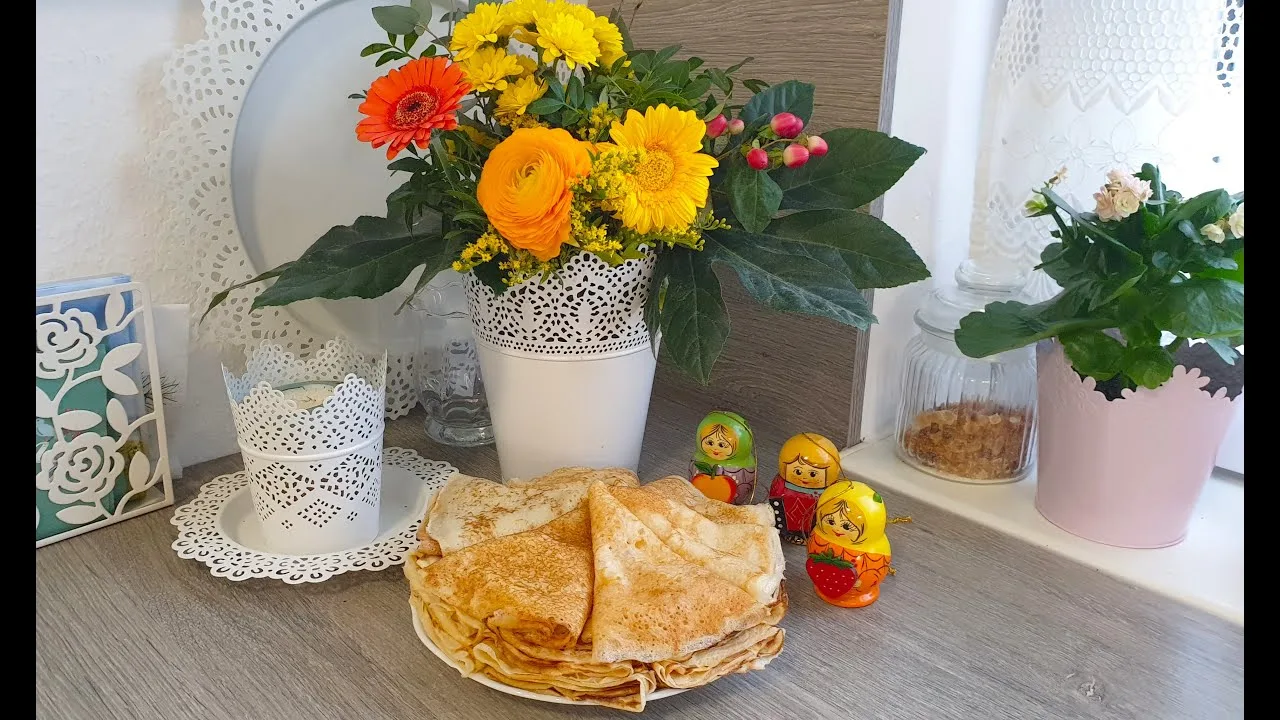 Вкусные блины на молоке