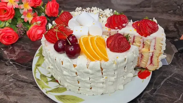 Вкусный торт к чаю