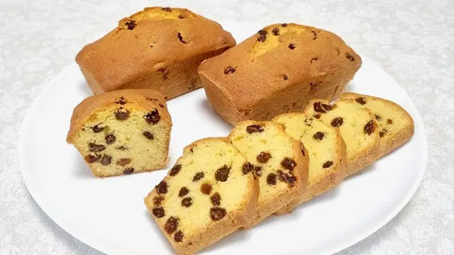 Голландский кекс с изюмом