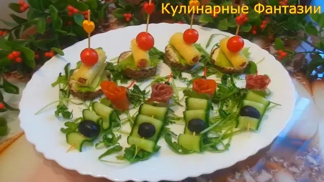 2 оригинальных закуски за 5 минут